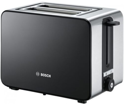 מצנם קופץ 2 פרוסות Bosch ComfortLine TAT7203 1090W - צבע שחור / נירוסטה - שנתיים אחריות יבואן רשמי BSH