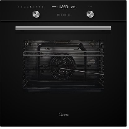 תנור אפיה 70 ליטר בנוי 9 תכניות Midea N5M90E5-B - צבע שחור
