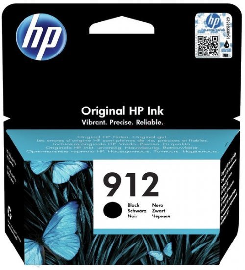 ראש דיו מקורי שחור HP 912 33YL80A